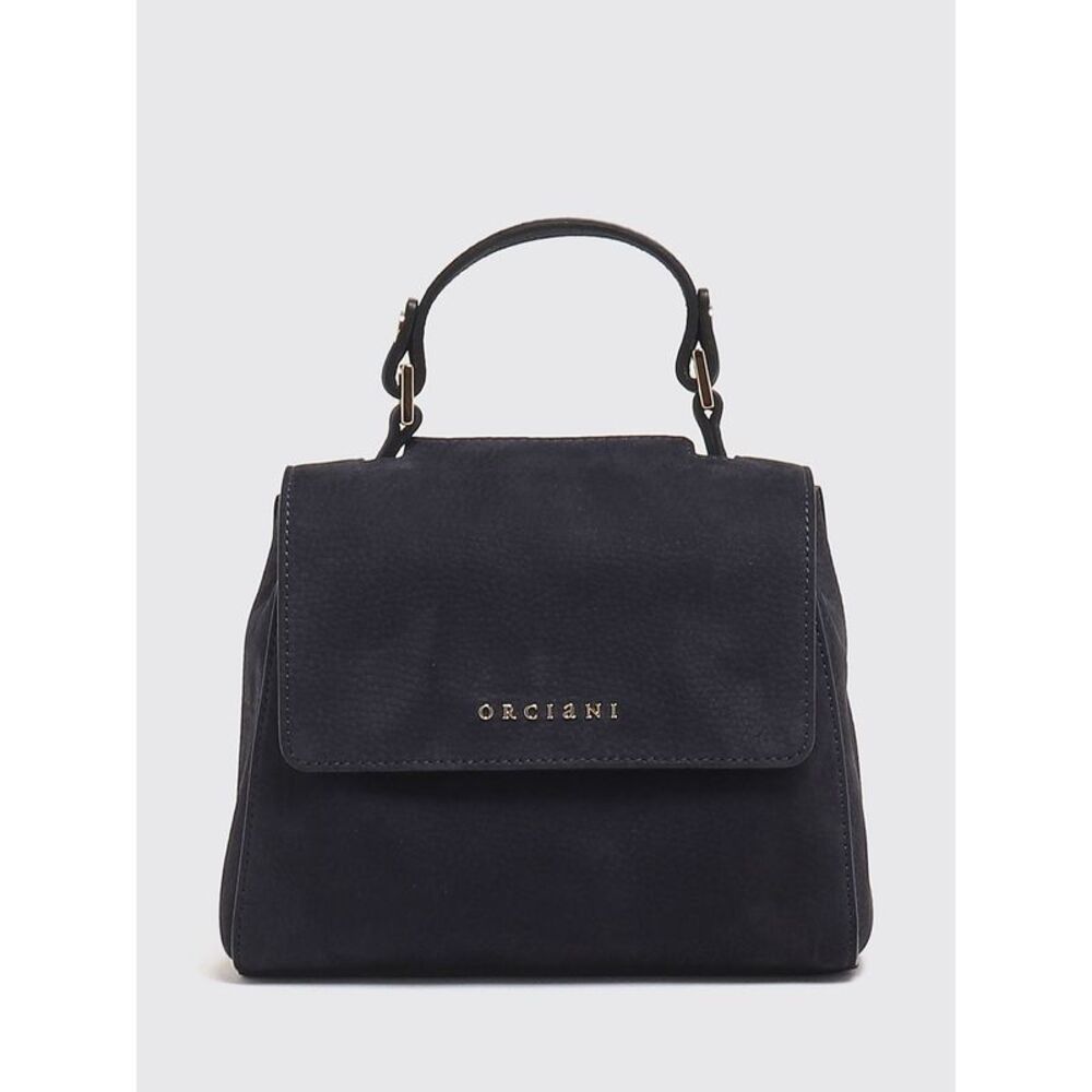 Orciani Women Sveva Mini Orciani Handbag In Nubuck Leather With Flap Closure
